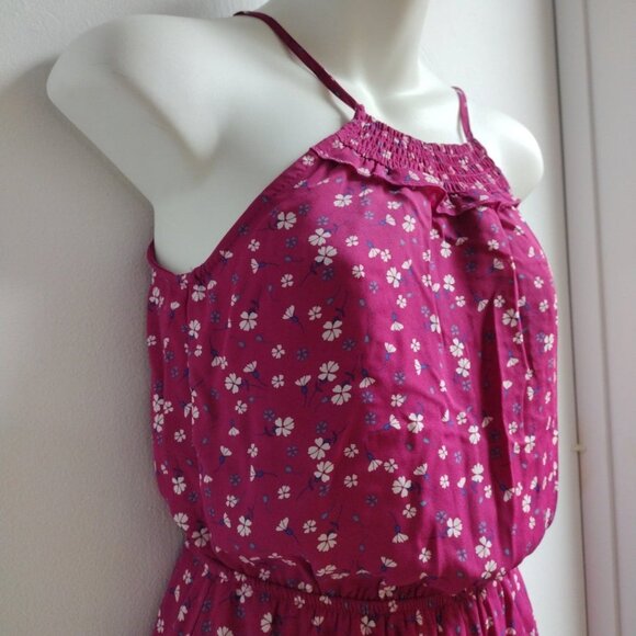 Miami Pink Floral sleeveless Dress Size XXS - Picture 2 of 3